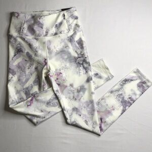 Calia NWT Watercolor Lavender White High-Rise Leggings Small